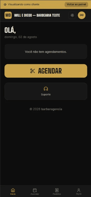 App do cliente da barbearia